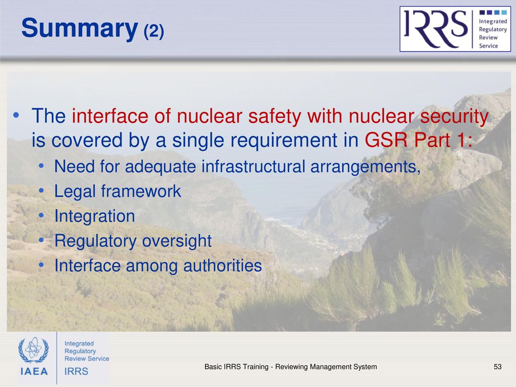 Reviewing Management System And The Interface With Nuclear Security Ppt Download