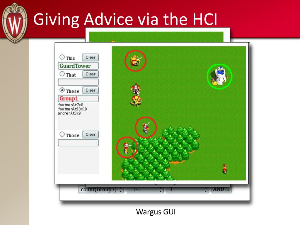 Giving Advice via the HCI