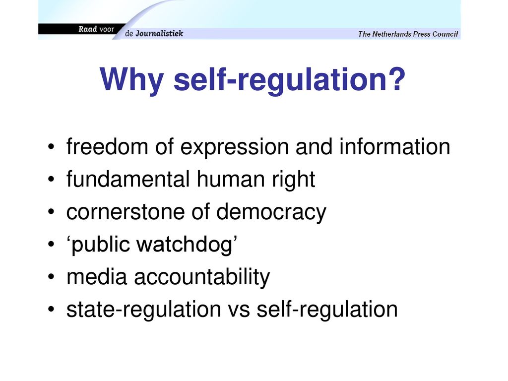 media self regulation