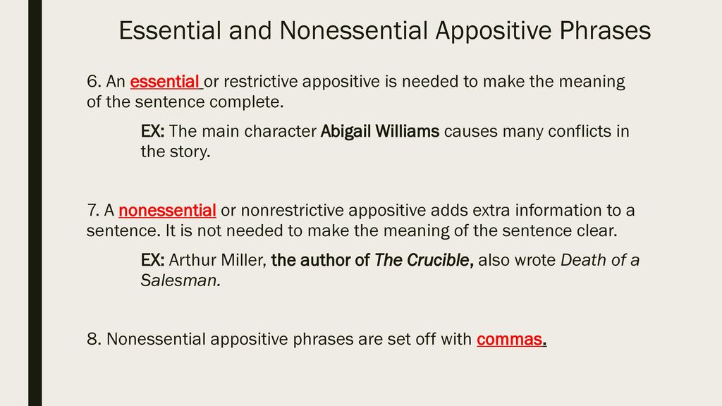 Grammar Notes: Prepositional and Appositive Phrases - ppt download
