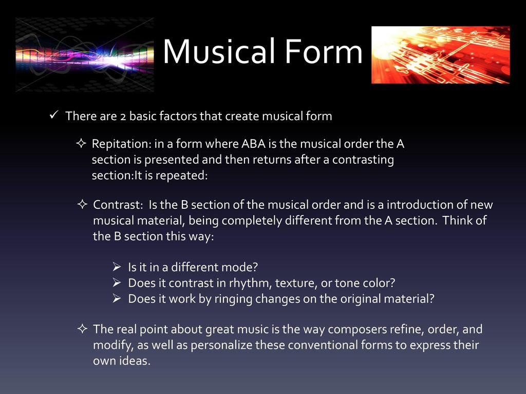 Introduction To Music Musical Forms Styles Ppt Download