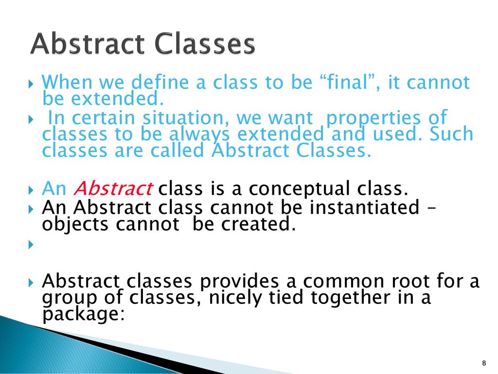 Final And Abstract Classes Ppt Download