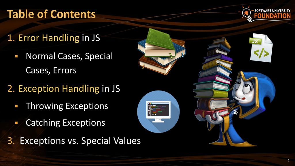JavaScript Error and Exception Handling