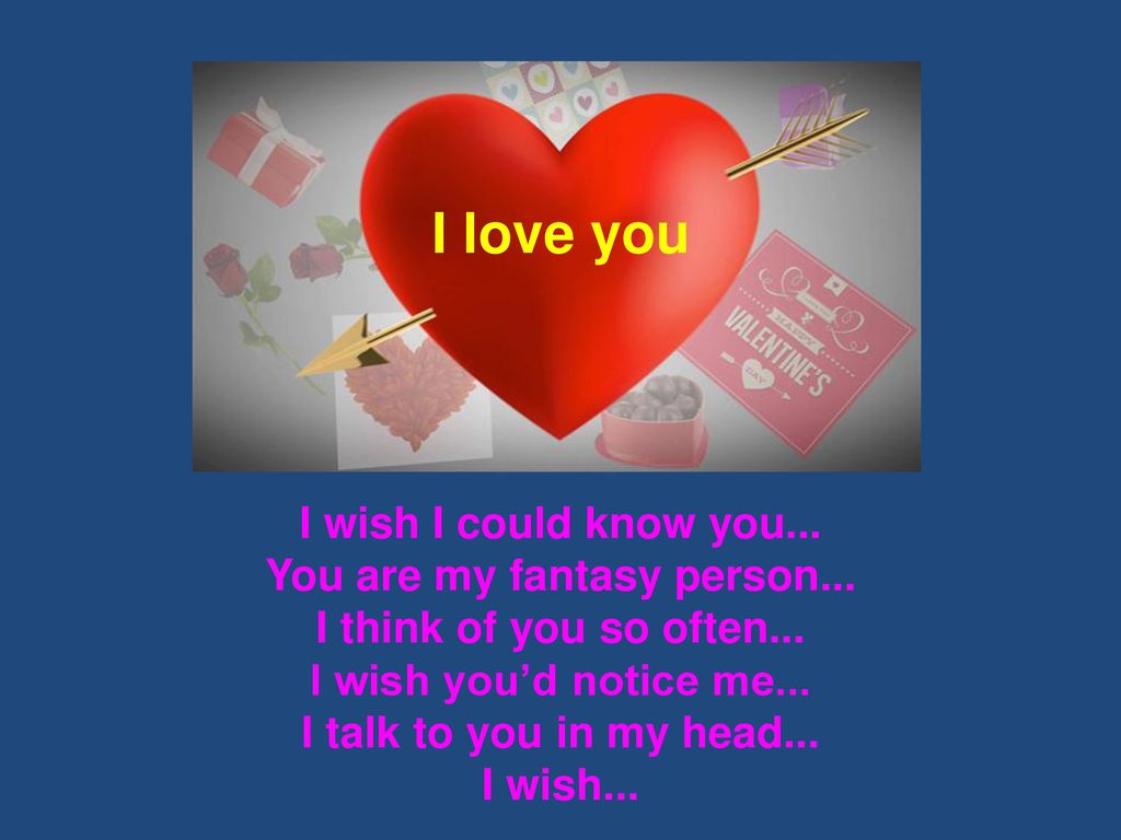 You are my fantasy person ppt download