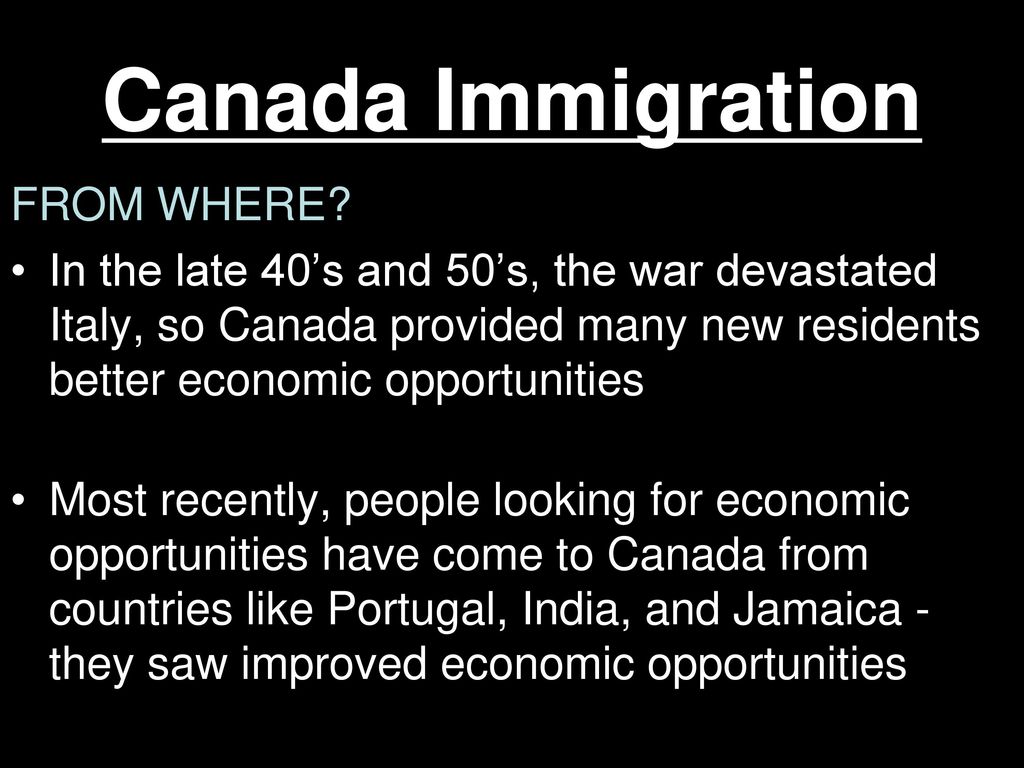 CANADA IMMIGRATION. - Ppt Download