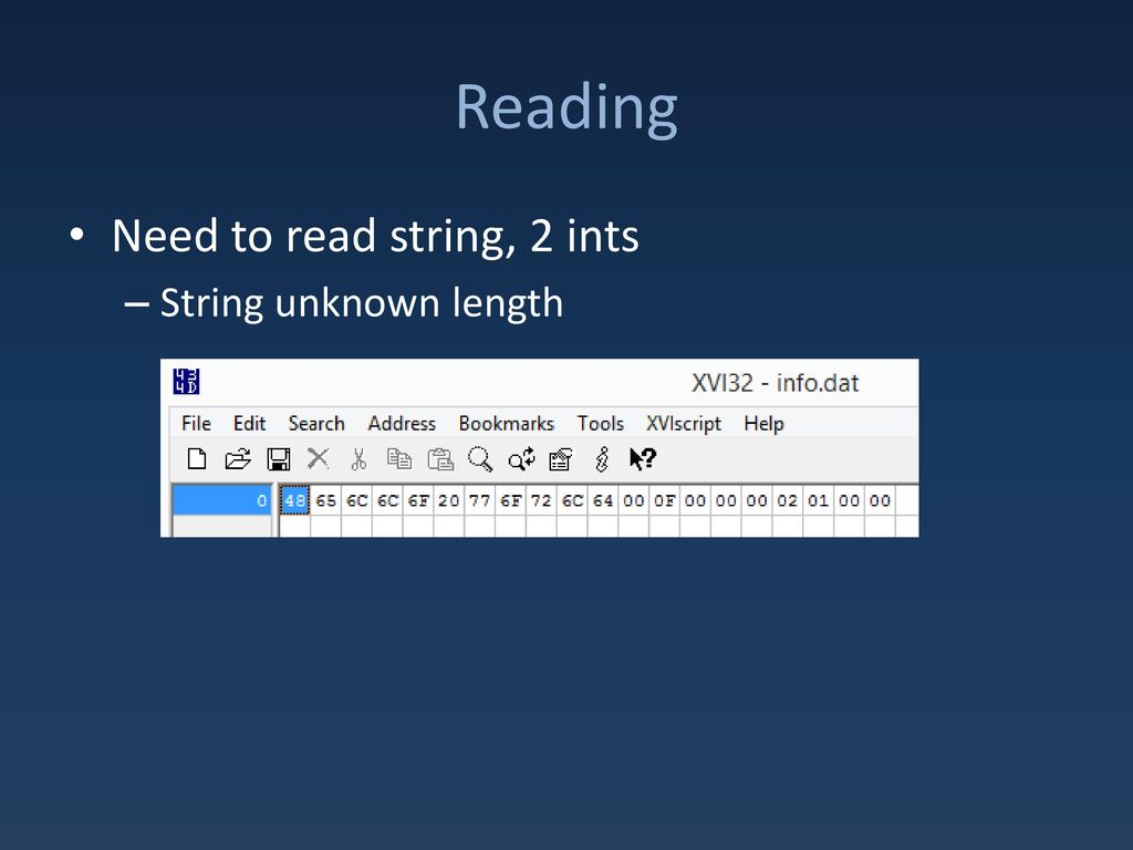 Writing and Reading Raw Data - ppt download