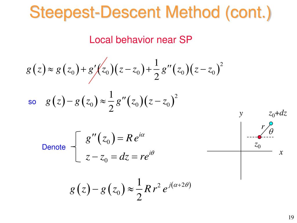 PPT - 4. Method of Steepest Descent PowerPoint Presentation, free download  - ID:5654845