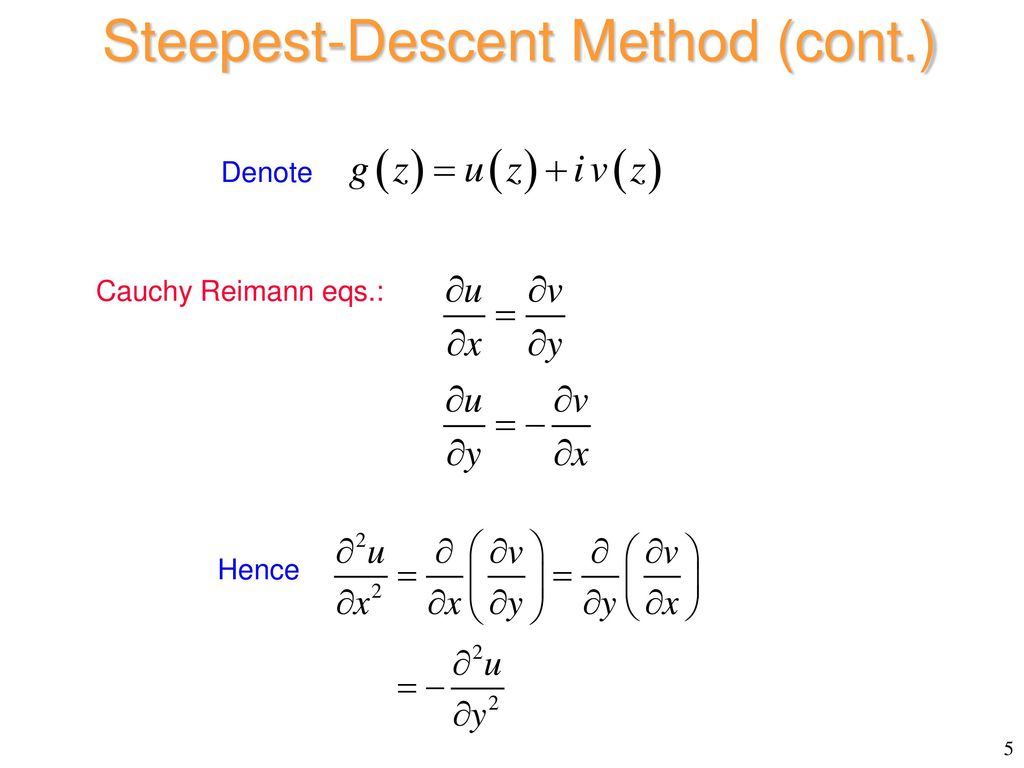 The Steepest-Descent Method - ppt video online download