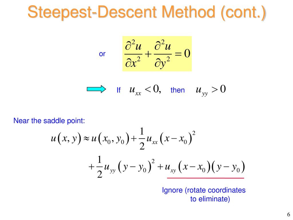 PPT - 4. Method of Steepest Descent PowerPoint Presentation, free download - ID:5654845