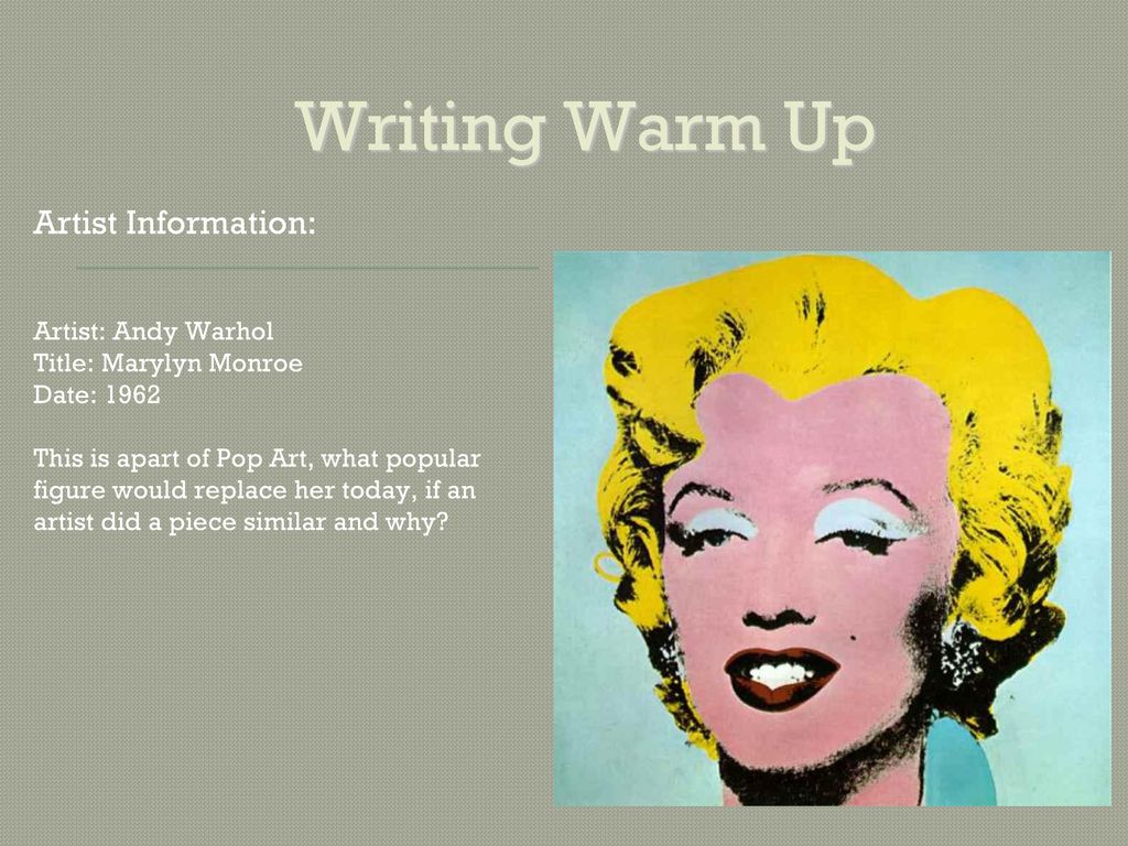 Writing Warm Up Art Information: Artist: Erwin Wurm Title: Big Suit - ppt  download