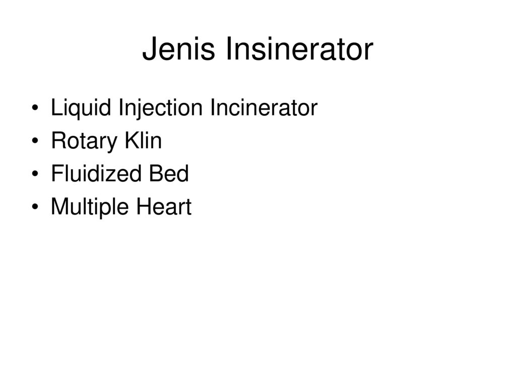 Jenis Insinerator Liquid Injection Incinerator Rotary Klin