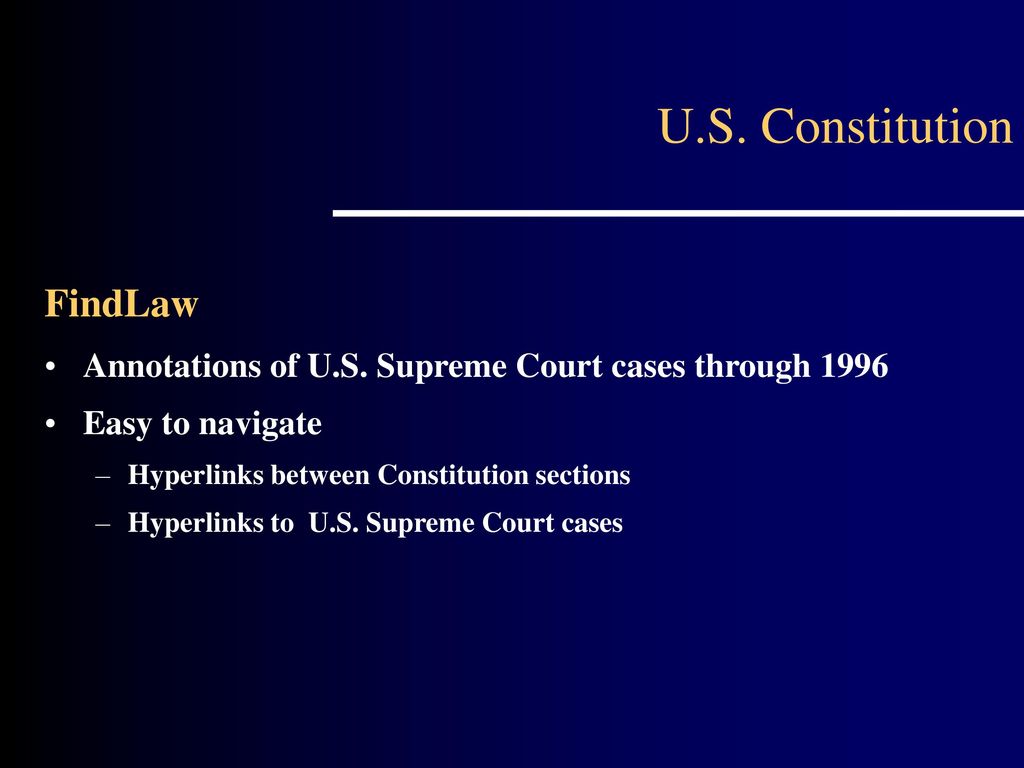 Federal And State Cases, Legislation And Regulations - Ppt Download