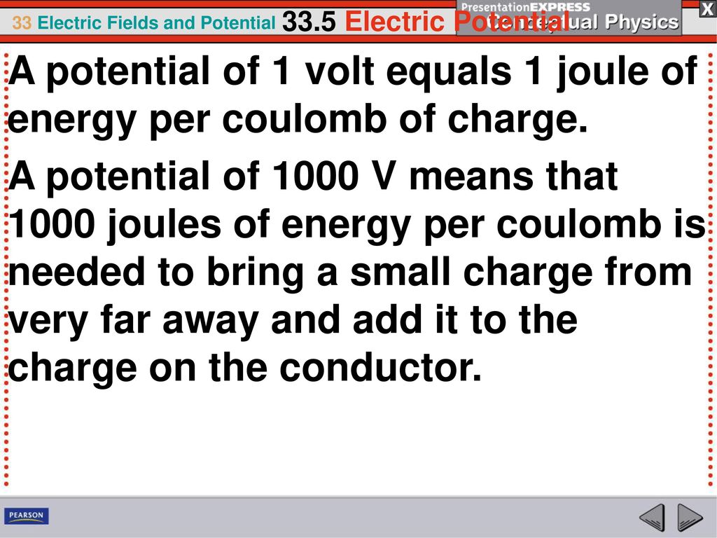 An electric field is a storehouse of energy. ppt download
