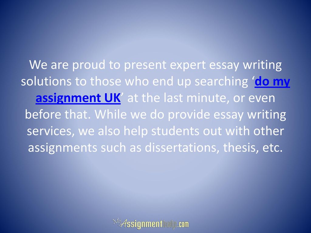 MyAssignmenthelp.com Can Assist Birmingham Students to Do Their Essays -  ppt download