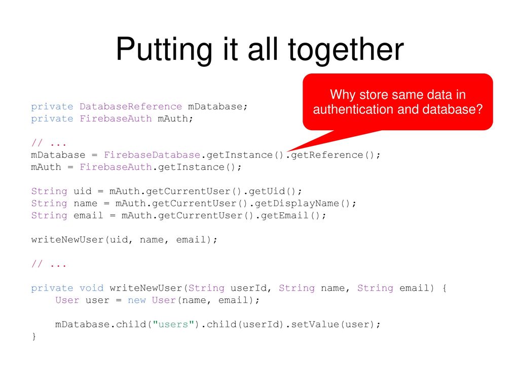 Firebase Realtime Database Ppt Download