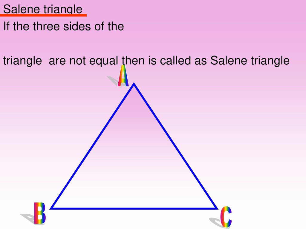 Triangle A B C Ppt Download 3420