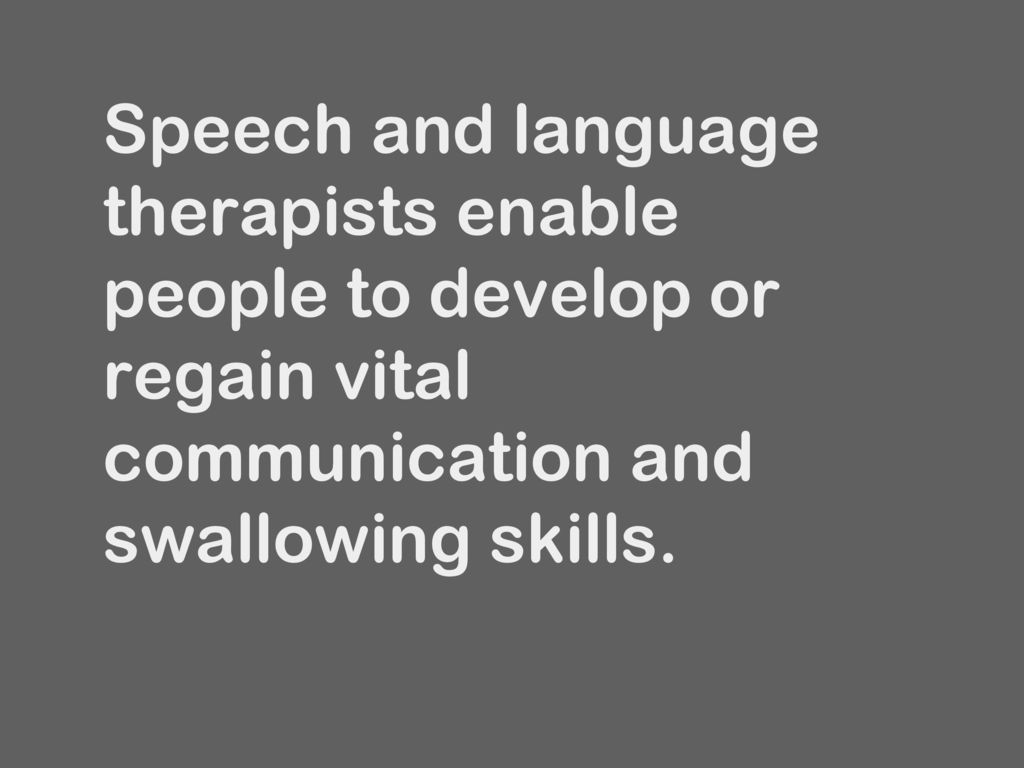 SOS for speech and language difficulties - ppt download