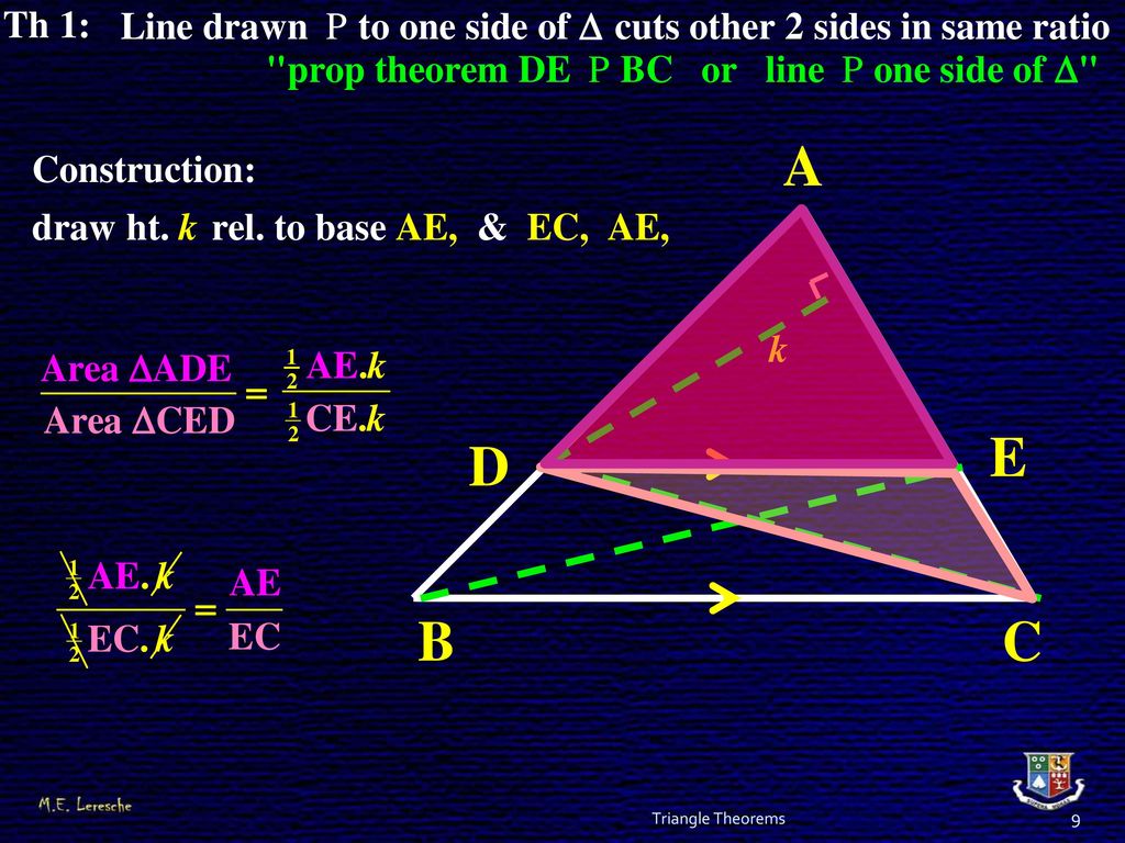 Euclidean Geometry Theorems