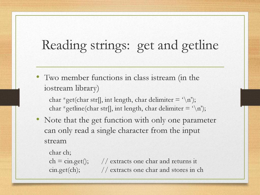 Characters, Strings, and the cstring Library - ppt download