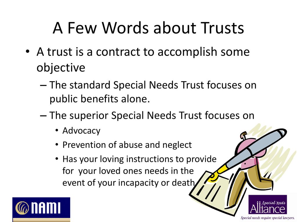 A Few Words about Trusts
