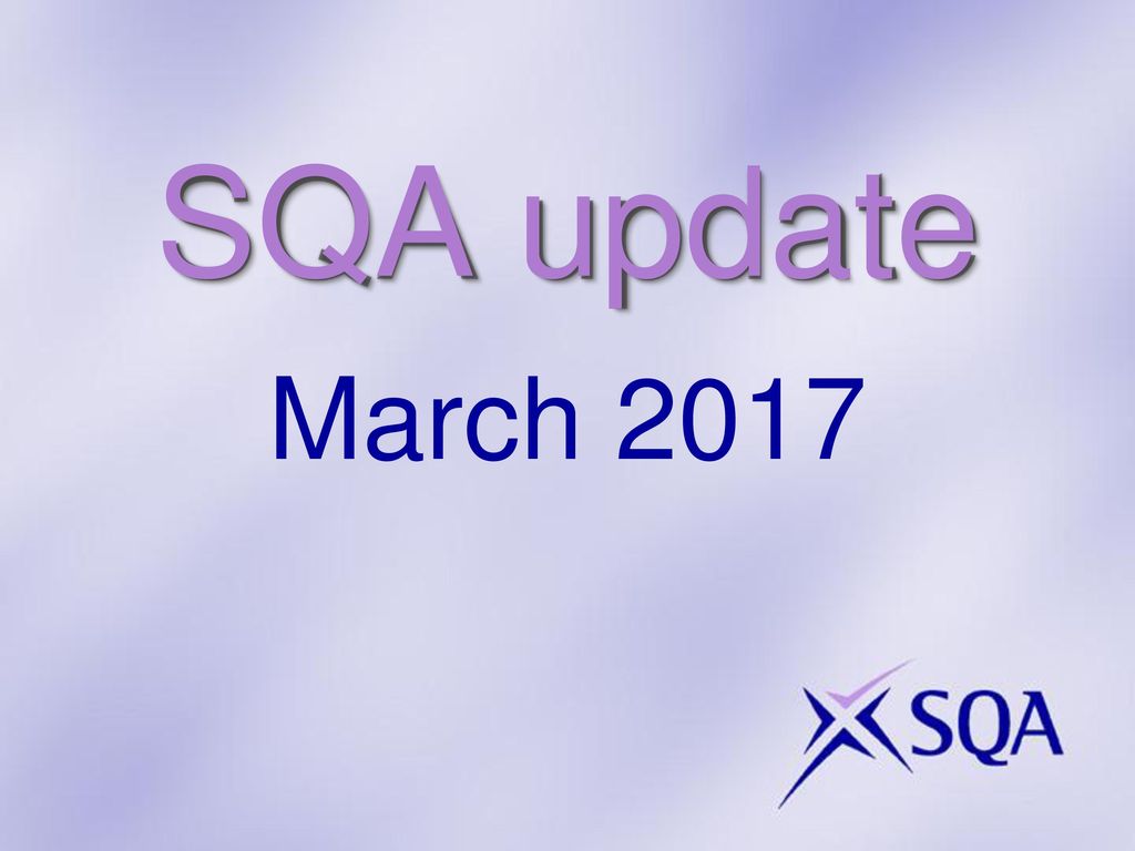 SQA update March SQA update March 2017 Statistics 2015/16 SUBJECT