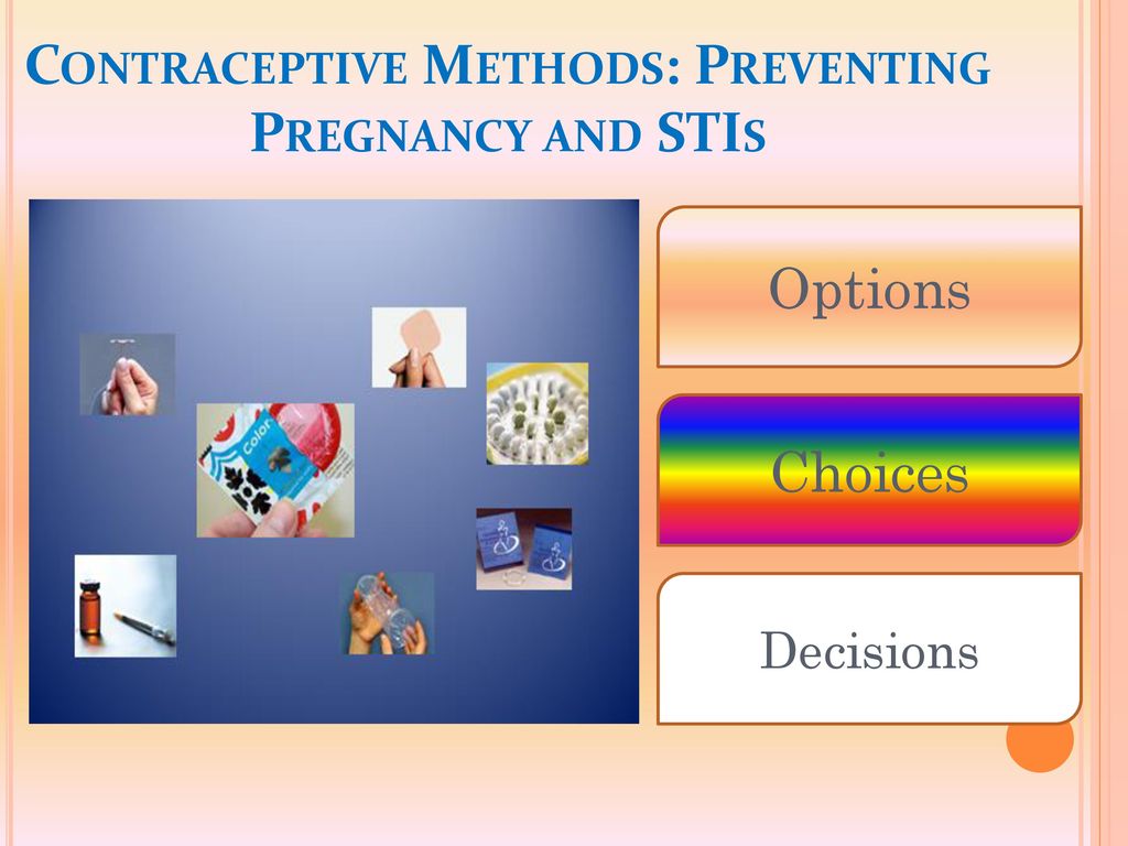 Contraceptive Methods Preventing Pregnancy And Stis Ppt Download