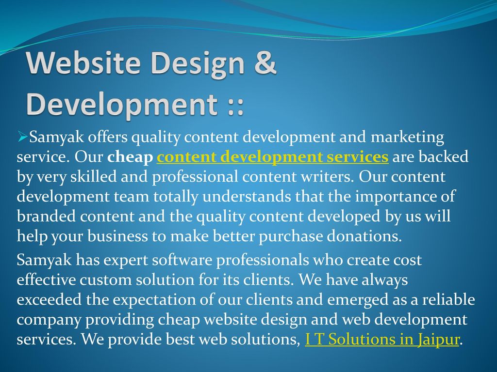 Website Design & Development ::