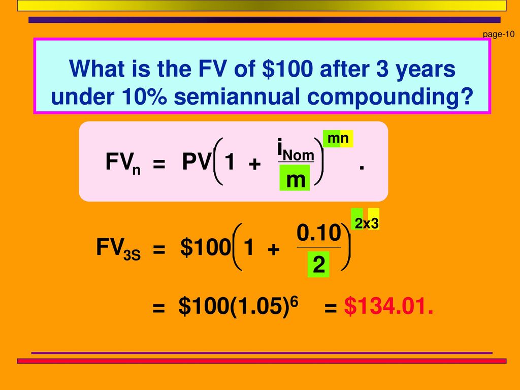 Effective Annual Rates Nominal Rates Periodic Rates Ppt Download