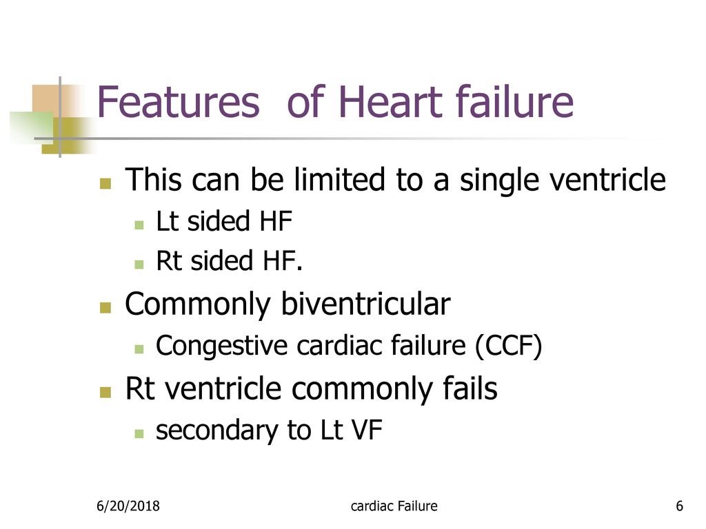 Heart failure 6/20/2018 cardiac Failure. - ppt download