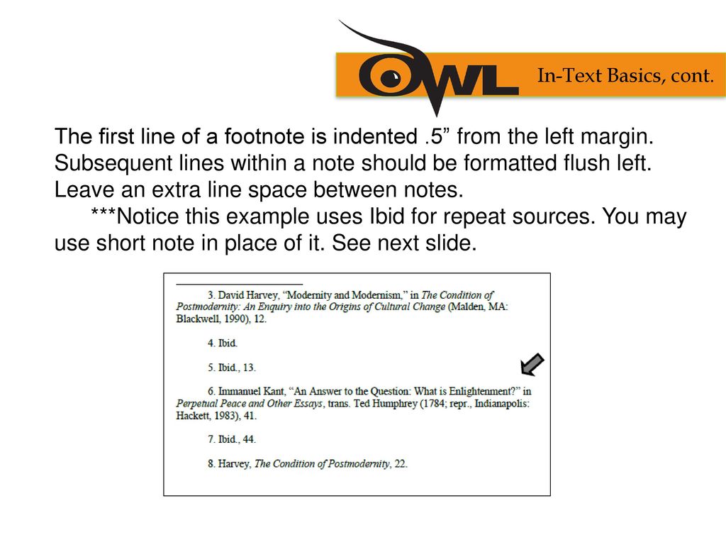 Chicago s notes and bibliography formatting and style guide ppt download
