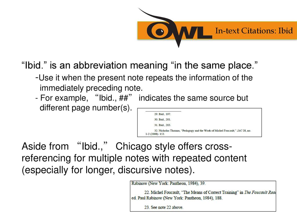 Chicago’s Notes and Bibliography Formatting and Style Guide - ppt download