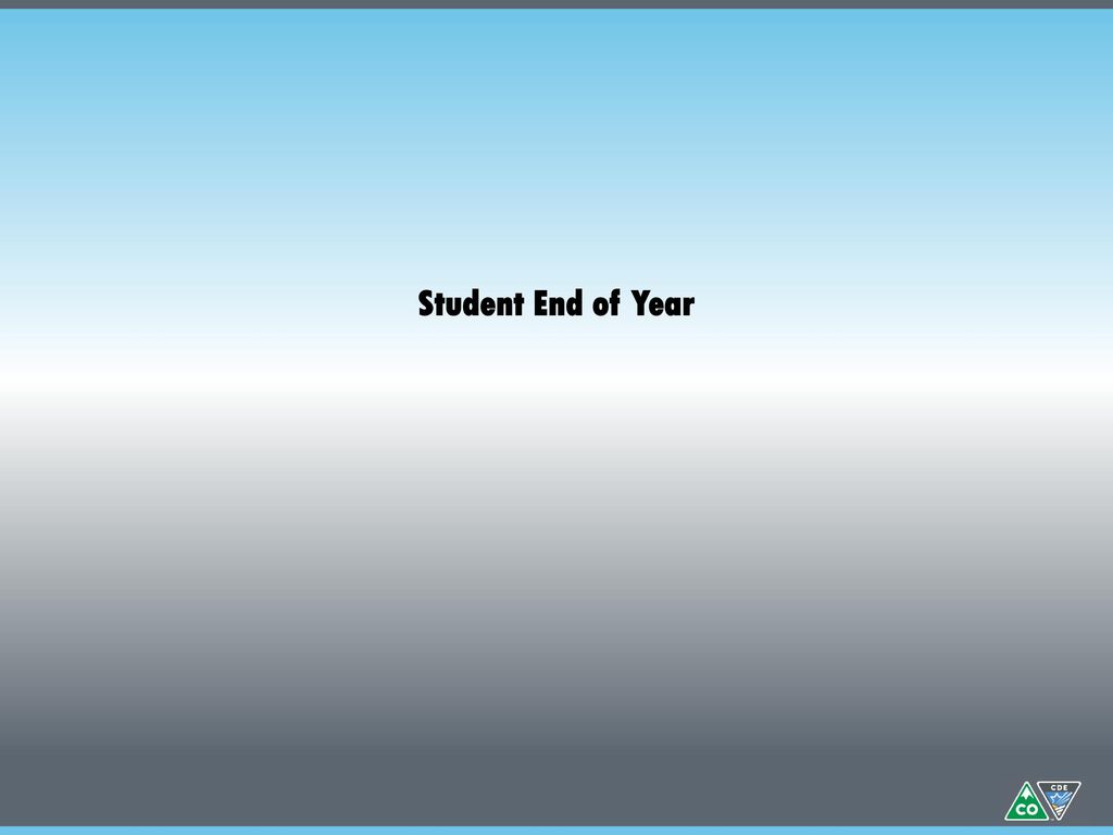 Student End of Year