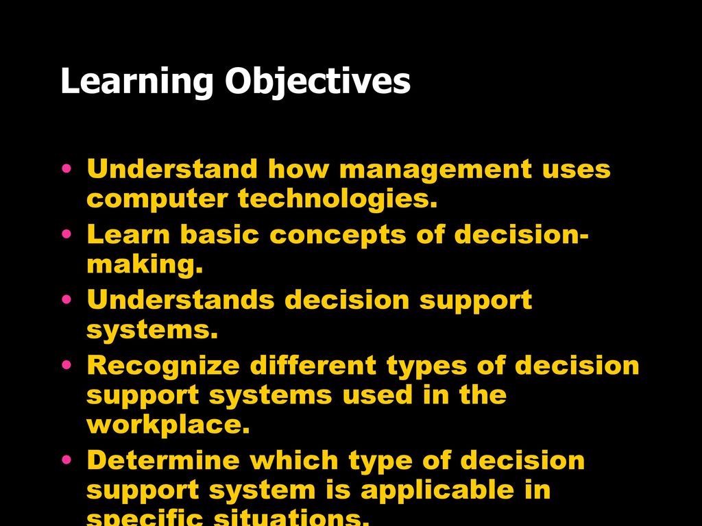 Management Support Systems: An Overview by Dr. S. Sridhar,Ph. D - ppt ...