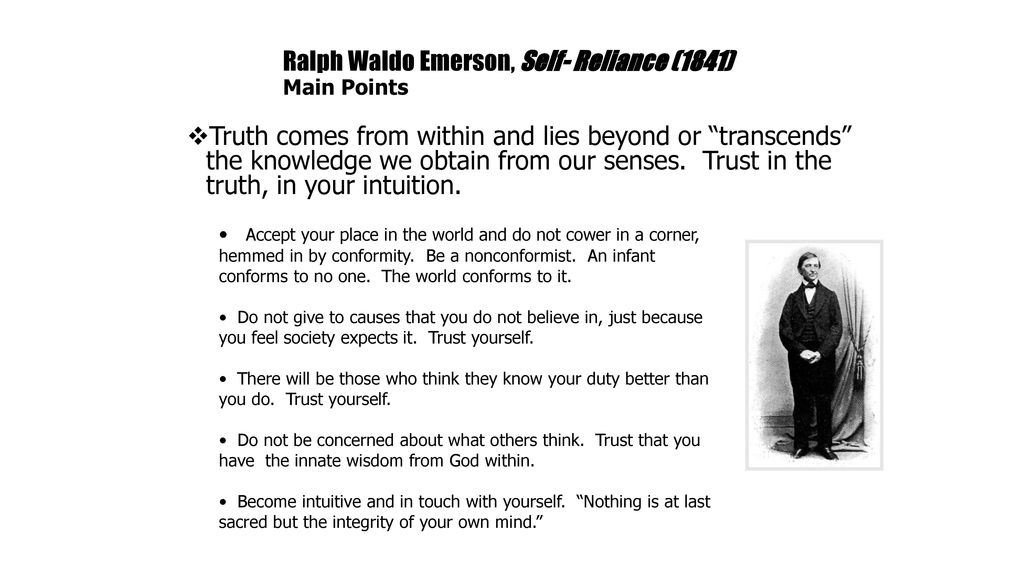 Реферат: Emerson And Whitman Views Of Self Essay