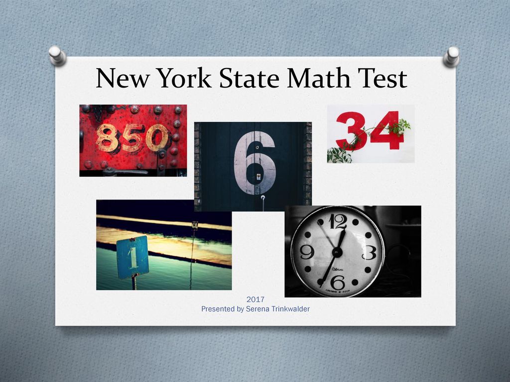 New York State Math Test ppt download