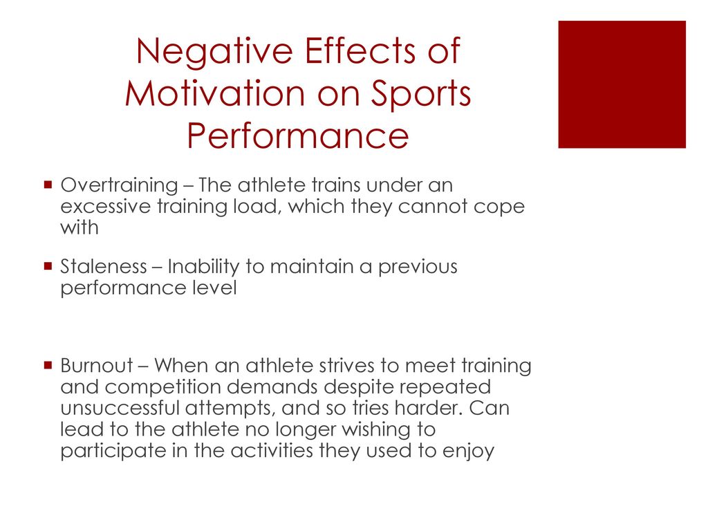 motivation in sports performance