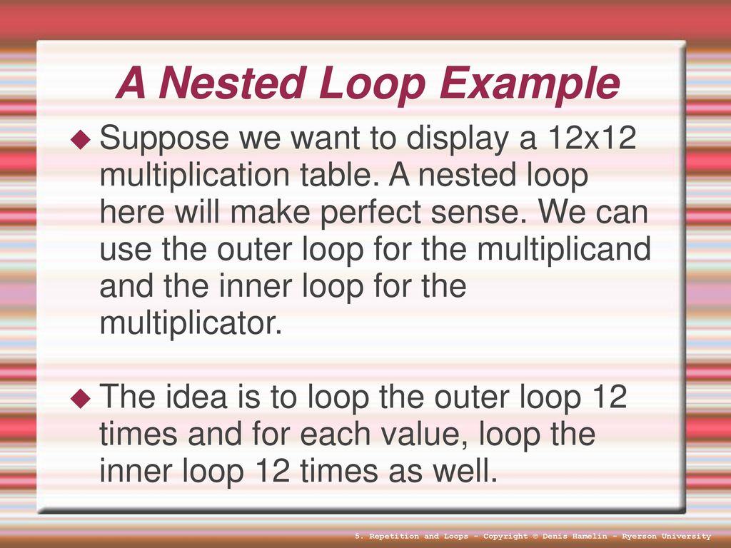 Lesson #5 Repetition and Loops. - ppt download