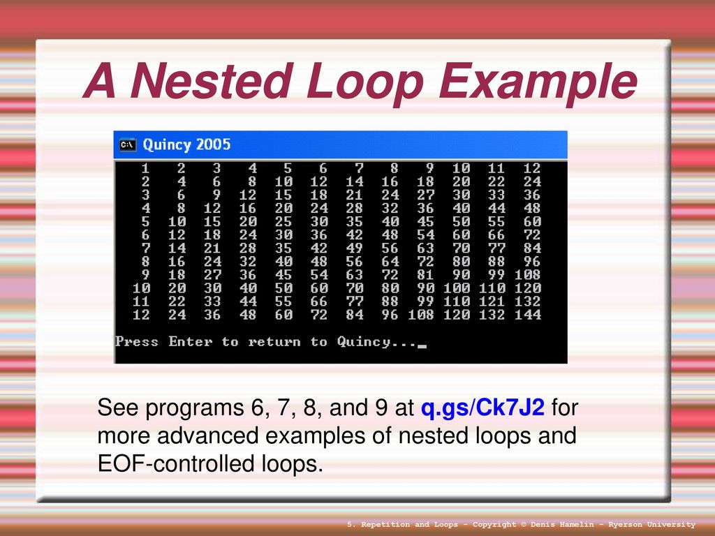 Lesson #5 Repetition and Loops. - ppt download