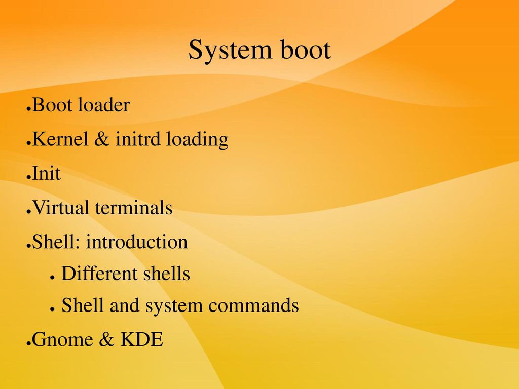 Introduction History Why linux? Filesystem Linux desktop environments