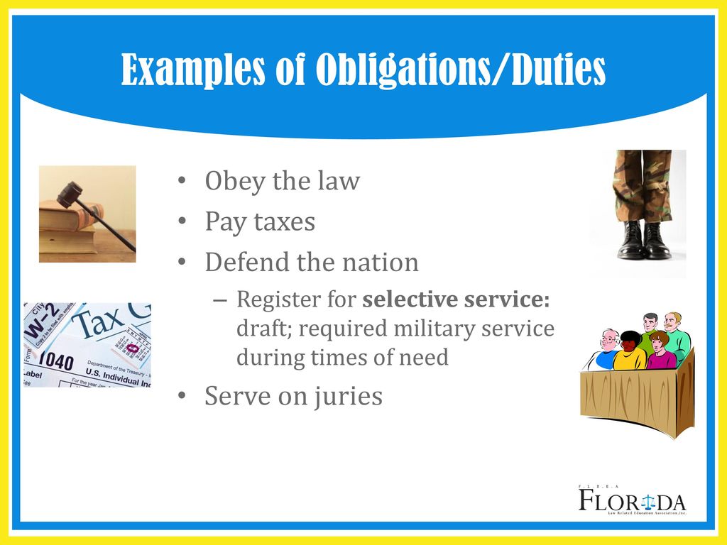 Obligations And Responsibilities Ppt Download