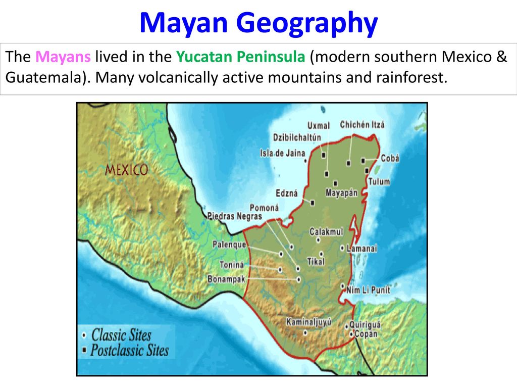 Mayan geography