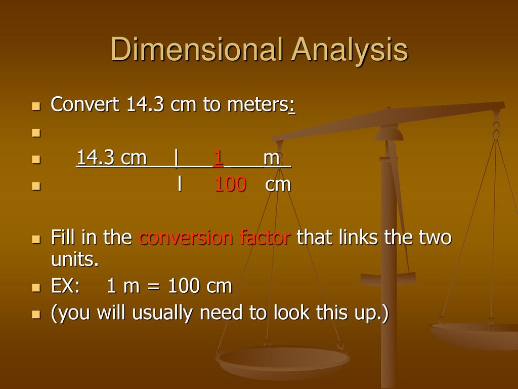 The Metric System & Unit Conversions: aka Dimensional Analysis - ppt  download