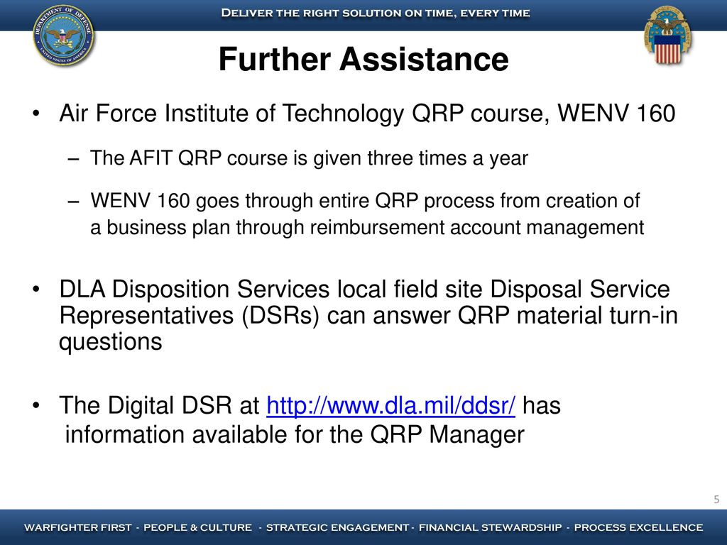 Qualified recycling program area manager information ppt download
