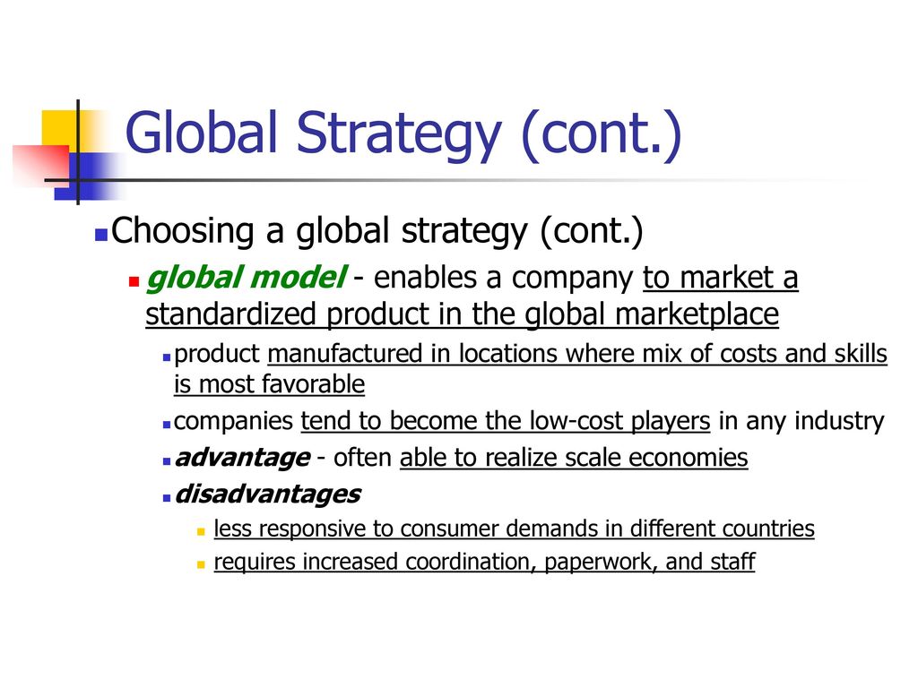 The global content of business - ppt download