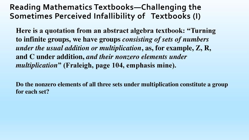 Reading Mathematics Critically And Creatively Ppt Download
