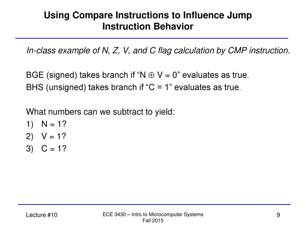 Ece 3430 Intro To Microcomputer Systems Ppt Download