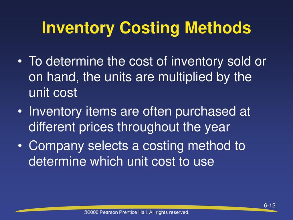 Accounting for Inventory - ppt download