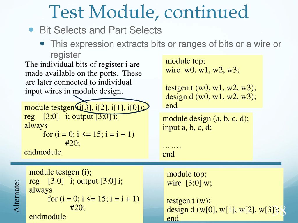 Intro to Verilog HDL Combinational Blocks - ppt download
