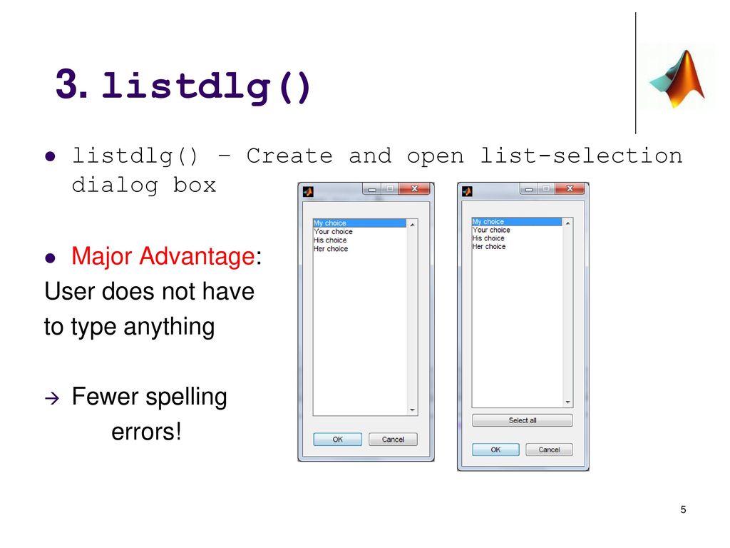 Dialog Boxes Applications of Cell-Arrays - ppt download