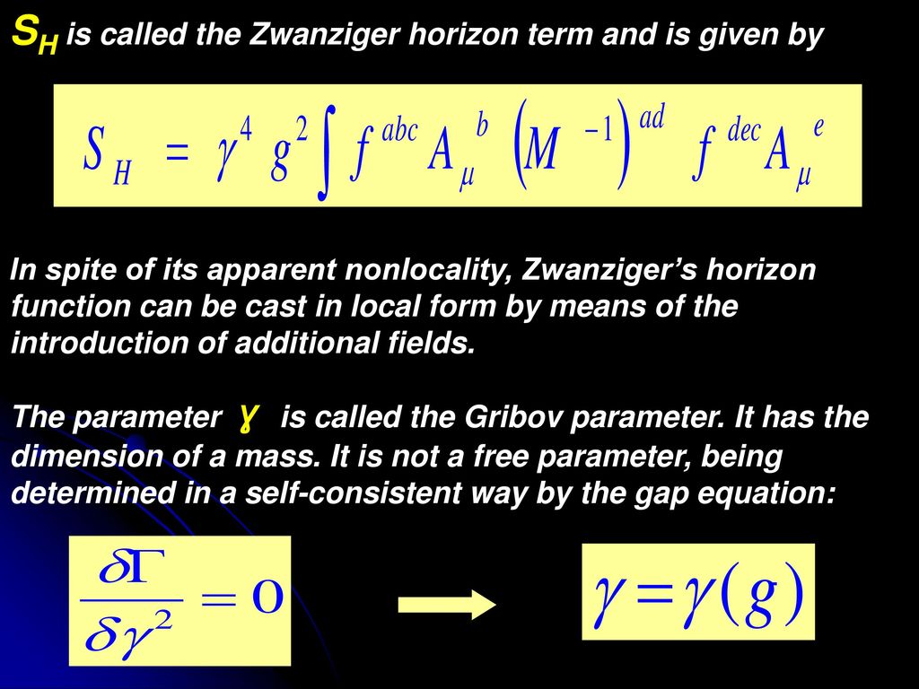 Gribov horizon: a pathway to confinement - ppt download
